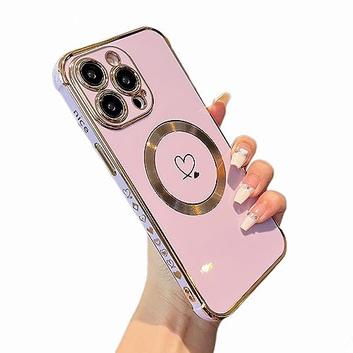 Coque iPhone 14 Pro cœurs violets pour sublimer votre style au quotidien
