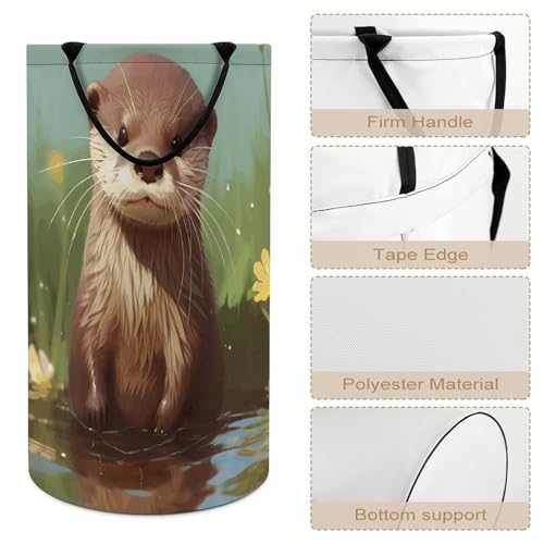 Panier à linge loutre pliable pour optimiser le rangement du placard - 5