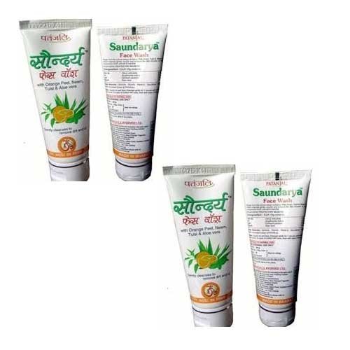 2 x Patanjali Saundarya Face Wash 60ml Pack of 2