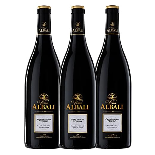 Viña Albali Vino Tinto Autor GRAN RESERVA "FAMILIA" - Paquete de 3 x 750 ml - Total: 2250 ml