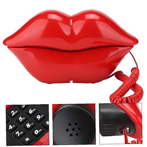 Labbra di Bocca Forma Filo del Telefono della