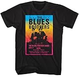 American Classics The Blues Brothers Back After 3 Years T Shirt Black MD | Officially Licensed Blues Brothers Tee, Concert Poster Graphic, Designed and Printed in USA, Crew Neck, Unisex Adult
