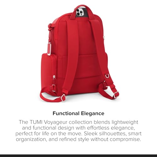 Image of Tumi Womens Celina Backpack Tumi Red One Size