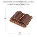 Turbosnail Handmade Leather Pen Holder Clip Notebook Pen Loop Stylish, Leather Pen Holderfor Books, notebook pen pencil holder clip and Practical Pen Organizer (Brown)