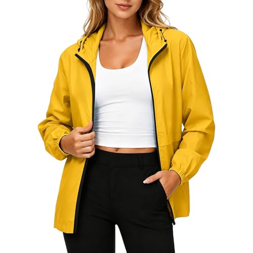 Veste de pluie femme pliable fini d'être mouillée à vélo ou en running