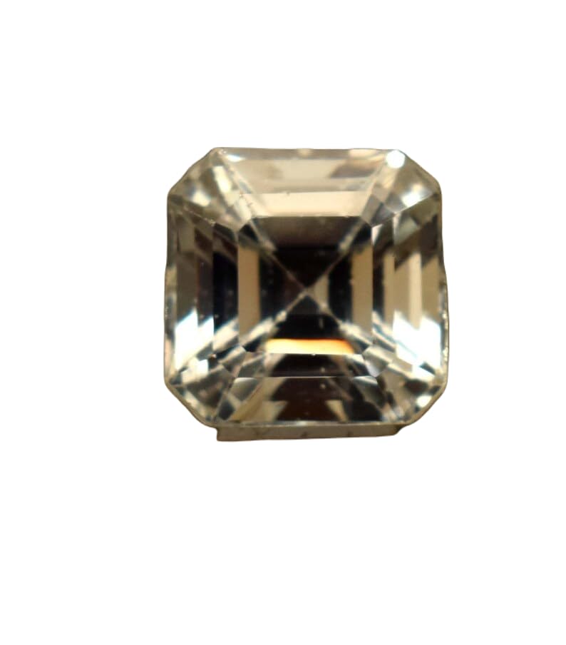 Aigue-marine naturelle facettée 10 mm pour bague personnalisée à faire soi-même