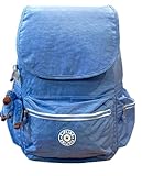 Kipling Mochila feminina Ezra, Azul Bouncy, 13.5''L x 15.25''H x 8.75''D, Kipling Mochila feminina Ezra