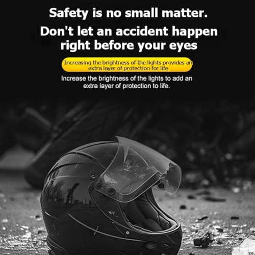 Lumières de conduite modifiées externes pour moto sécurité