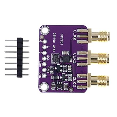 Hailege Si5351A I2C 25MHZ I2C High Frequency Signal Generator Breakout Board Square Wave Frequency Generator Signal Generator 8KHz to 160MHz 3-5VDC for Arduino
