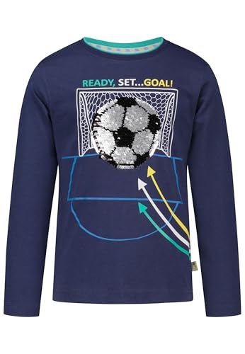 Salt and Pepper Male Jungen Longsleeve Mit Fußball Print Und...