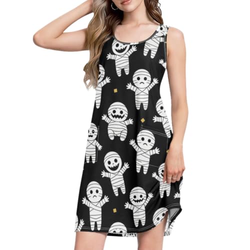 Robe d'été légère S-3XL qui ne serre pas et ne tient pas chaud pour les vacances