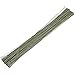 Flower Wire - 200 Piece Floral Wire, 22 Gauge Floral Stem Wire for Florist Flower Arrangement - Dark Green, 22 ga, 16 Inches in Length