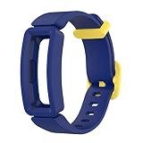 Tencloud - Pulseras de repuesto para Fitbit Ace 2 (silicona suave para rastreador de actividades)