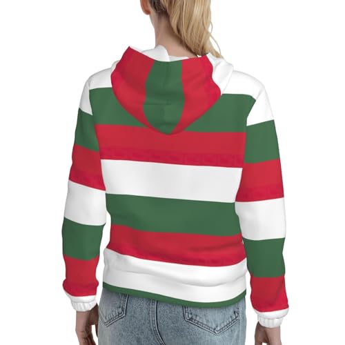 Pull à capuche Hongrie femme vêtement extensible tendance - 4