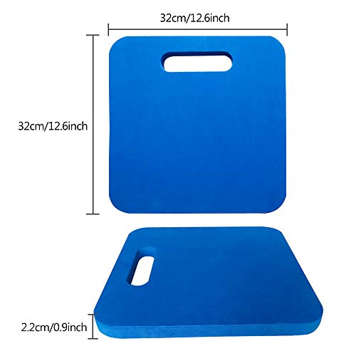 Blufree Sports Cushion Stadium Seat Pad 0.9inch Extra Thick, Foam Seat Cushion Chairs Pad with Carry Handle for Bleachers Beach Lawns Kayak Boating Sporting Event.