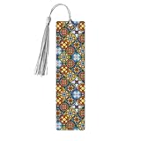 Marcapáginas de madera gris, decoración mexicana hecha a mano, perfecto para libros de tapa dura, diarios, cuadernos y planificadores