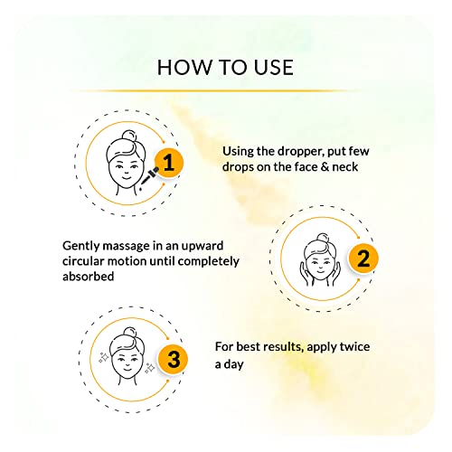 Image of Vitamin C Face Serum to Reduce Dark Spots & Wrinkles | Natural Serum For Glowing Face | Naturally Blended With Lemon, Turmeric, And Aloe Vera | Vitamin C Booster Serum, 30ml