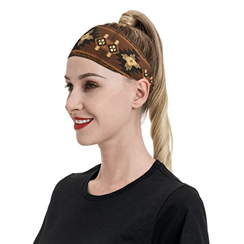 Gilios IN8JS4NN3-533175065 Sports Headband Southwest Native American Indian Moisture Wicking Hair Band Spa Headband thumb #3