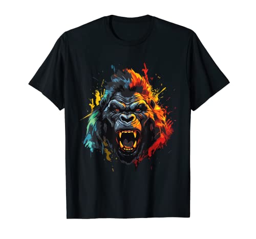 Gorilla Beast Animal | Poder de motivación para hacer ejercicio en el gimnasio Camiseta
