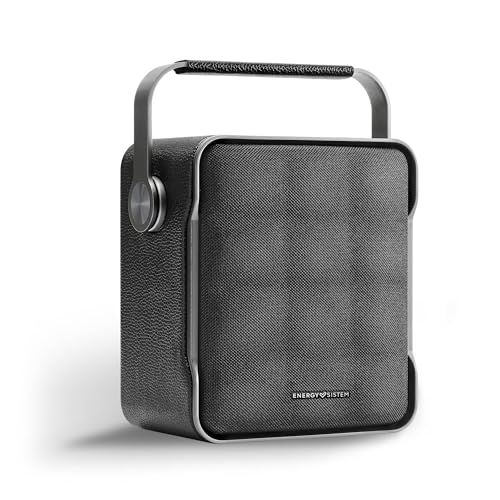 Energy Sistem Classy Essence – Altavoz Bluetooth 70W con True Wireless Stereo, Ecualizador Ajustable, Extra Bass, batería de 8h, USB, MP3, WAV, FLAC, diseño Premium en Aluminio y asa integrada