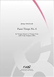  PARTITION CLASSIQUE - Passe-Temps No. 4 - J. NAULAIS - Quatuor de Trompettes + 4 Trompettes faciles (opt.)