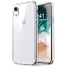 iPhone Xr case, PUSHIMEI Soft TPU Crystal Transparent Slim Anti Slip Anti-Fingerprint Full-Body Protective Phone Case Cover for Apple iPhone 10r / iPhone Xr 2018 6.1" (Clear TPU)