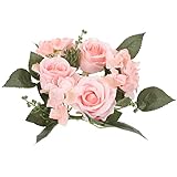 kerzenringe für stabkerzen weihnachten Kerzenringe frühling，weihnachtstürkranz，Kerzenkranz Safe Materialien hergestellt, realistisch aussehen, Ihrem Valentinstag einen Hauch chischer Farbe .
