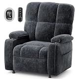AMADA HOMEFURNISHING Power Recliner Chair for Adults, One-Touch Synchronized...