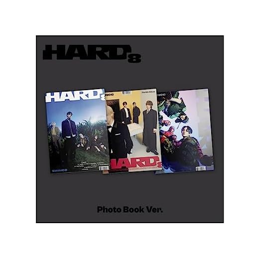 SHINee - HARD [Photo Book Ver.] Album+Folded Poster (Random ver, 1 Folded Poster)