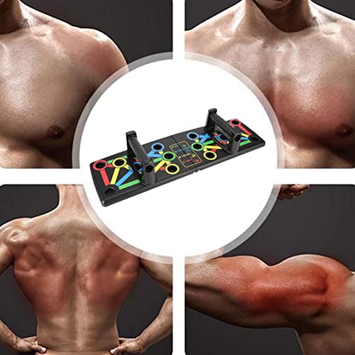 Placa de flexão de fitness,Mens Push Up Board | Prancha de flexão dobrável, barra de flexão, equipam