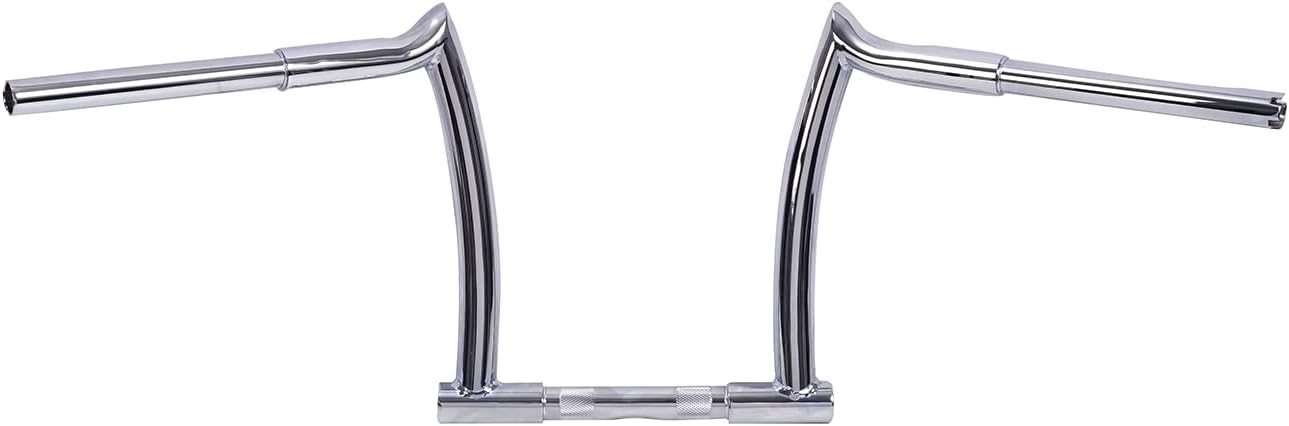 10'' Rise 1-1/4" Ape Custom Hanger Handlebar Fit Harley Softail FLST FXST Sportster XL 883 1200 Chrome