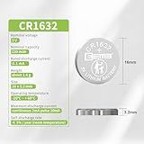 EEMB 10Pack CR1632 Battery 3V Lithium Battery CR 1632 Li-MnO₂ Button Batteries 1632 Battery ECR1632, DL1632 for Watch/Key Fob/Calculator/Car Remote/Toys - Image 2