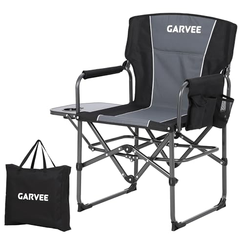 GarveeLife Oversized Directors Camping Chair, Portable Folding Chair for Adults Support 400 lbs...