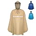 Produktbild Rainrider Regenponcho (Sandy Beige) für's Fahrrad, Regenbekleidung mit Kapuze inkl. Sichtfenster, Regencape Fahrrad inkl. Reflexionsstreifen - Regenmantel Männer und Frauen
