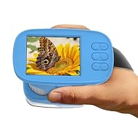 Produktbild von Science4you Mini-Taschenmikroskop Für Kinder Ab 6 Jahren – 250x Vergrößerung, Mit LED/UV-Licht Und Smartphone-Halterung, Inkl. Zubehör