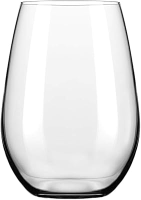 Libbey Signature Kentfield Stemless White Wine Glasses, Set of 4