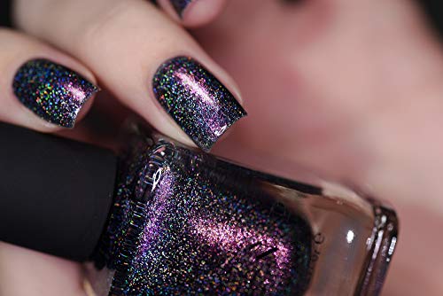 Image of ILNP Hide Away - Pink to Green Color Kissed Ultra Holographic Nail Polish