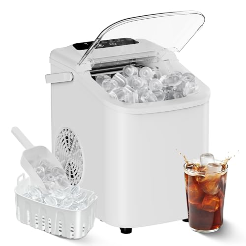 OLIXIS 26 lb Self-Cleaning Ice Maker