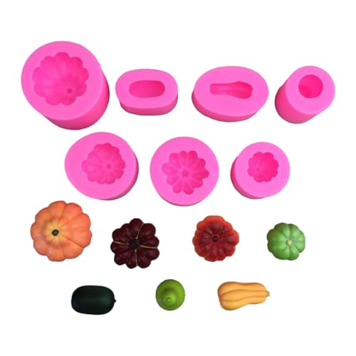 Juego de moldes de silicona para chocolate 7 formas miniatura 3