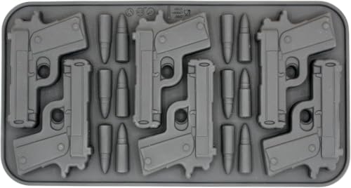 Molde de silicona con forma de pistola para chocolate y manualidades miniatura 1