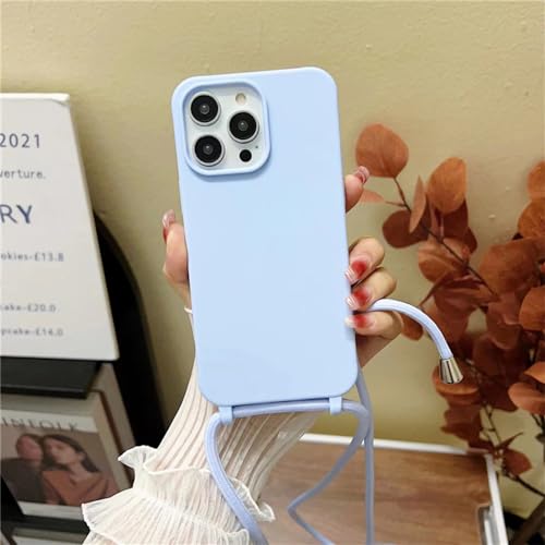 Coque iPhone 15Pro Max avec cordon pour éviter les chutes de smartphone