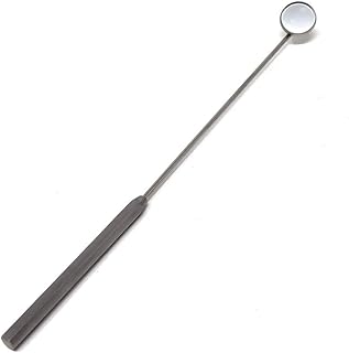 Laryngeal Boilable Hygiene Dental 22mm Mirror with Handle #4, Total Length 8.5