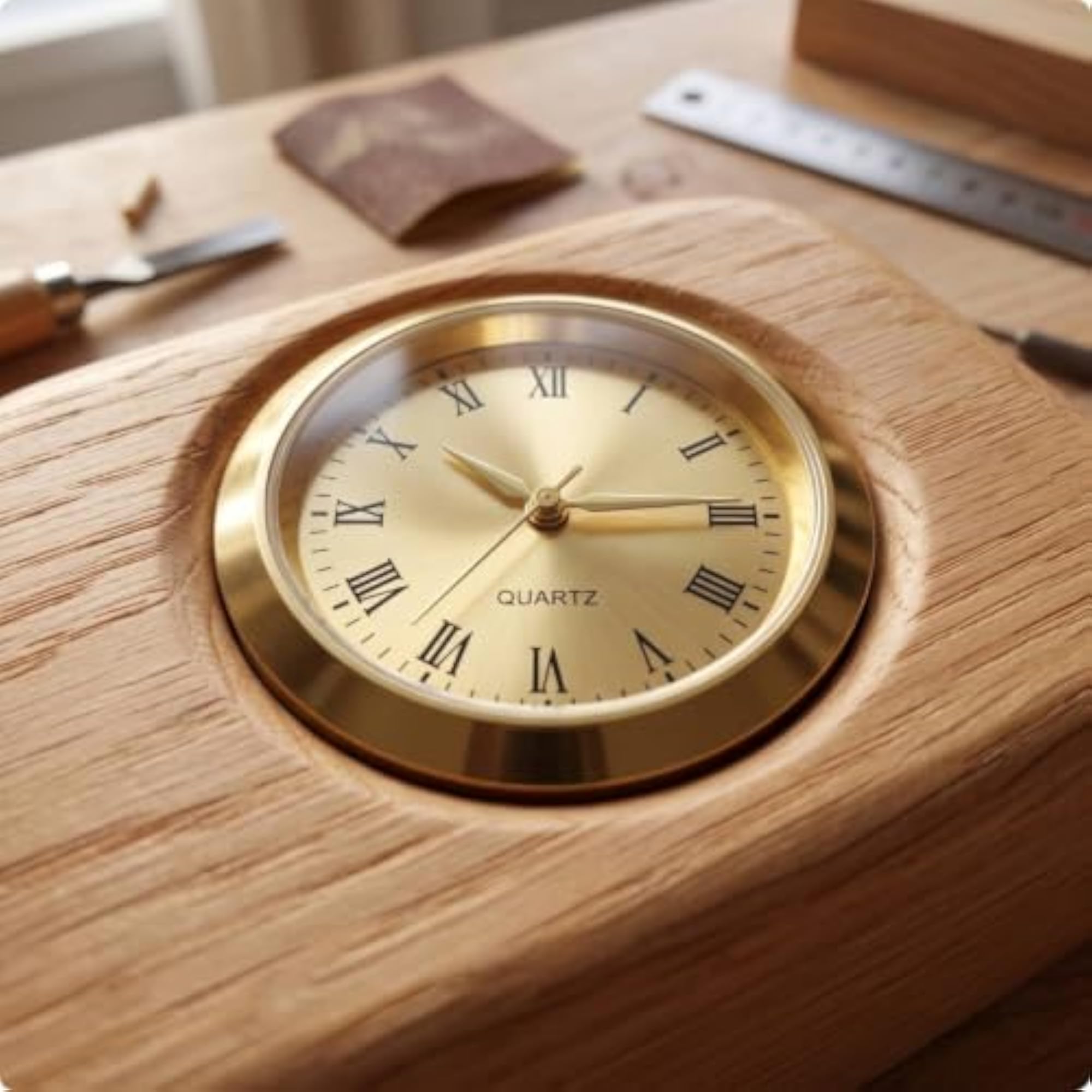 Mini Quartz Clock Insert Round Clock Head