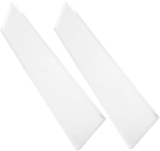 2pcs Acrylic Medicine Cabinet Shelf Replacement Clear Floating Shelves for Cabinet Bathroom Kitchen Storage Organizer