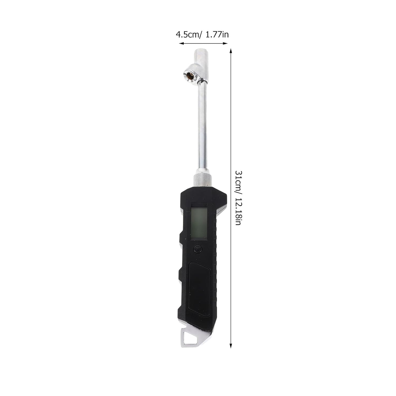 BESTYASH Precision Dual-Head Tire Pressure Gauge with LCD Display for Car Truck and Bike Digital Tire Pressure Tester for Automotive Use