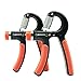 ADMA Hand Exerciser Grip,Hand Grip Strengthener Workout, Strength Trainer,Easy Setting Adjustable Resistance Range 5-60KG(11-132Lbs),Non-Slip Gripper,Great for Hand Strengthener(Orange)