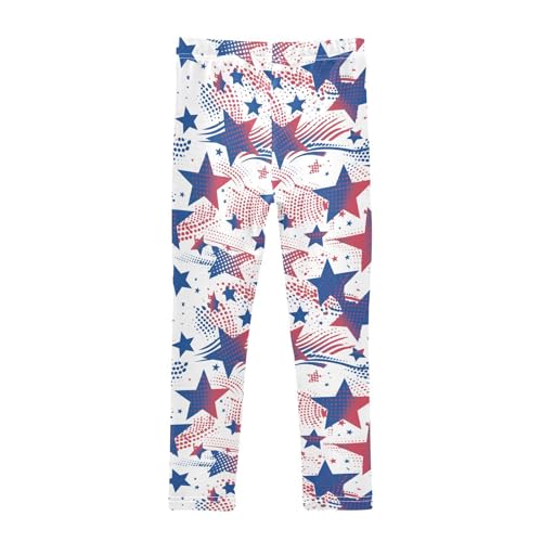 Stars and Stripes Kids Baby Girls Legging Stretch High Waisted Sweatpants Gym2