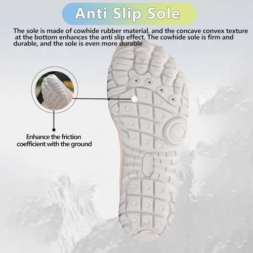 Image of Beach Water Shoes for Women Men Quick Dry Non-Slip Wide Toe Hike Barefoot Footwear for Beach Pool Aqua Swim Surf Walk
