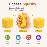 Cheese Squishy,Slow Rising Squishy Stress Relief Fidget Toy — image 7