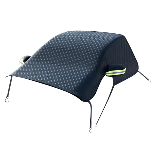Side Mirror Protection: Designed with extended coverage for side mirrors this windshield cover prevents frost and ice buildup helping drivers save time and effort when preparing vehicles in cold mornings